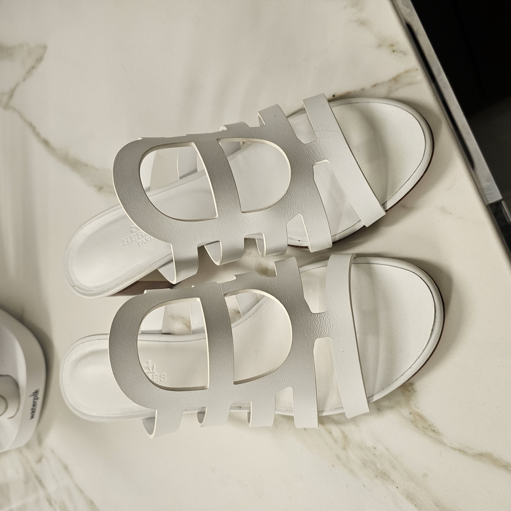 Elegant White Women's Sandals